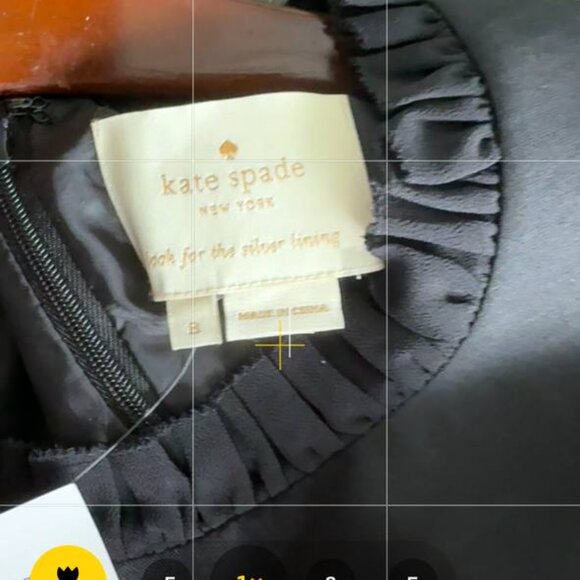 Kate Spade Black Velvet Bow Fit & Flare Dress NWT Size 8 - Picture 8 of 11